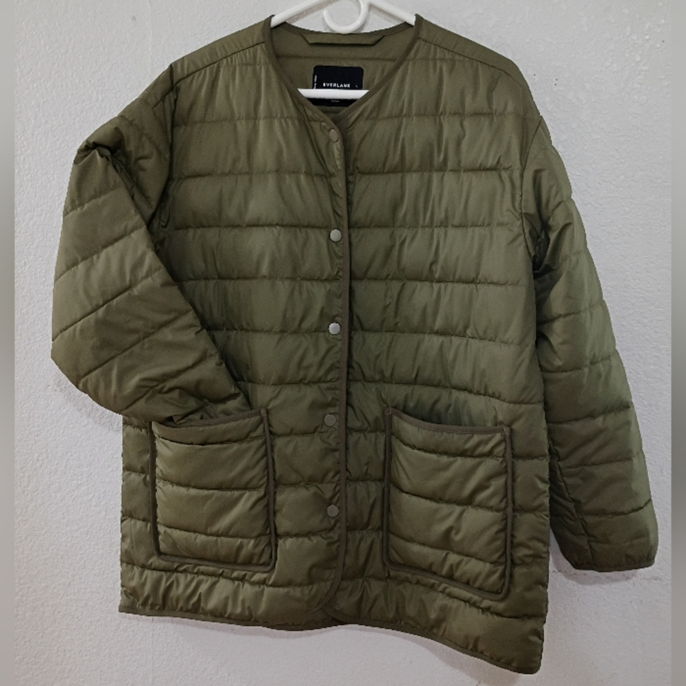 Olive Puffer Jacket